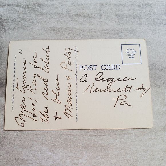 Vintage Postcards Lot Of 6 Crooked River Or Lake Champlain Columbian High School - Picture 5 of 12